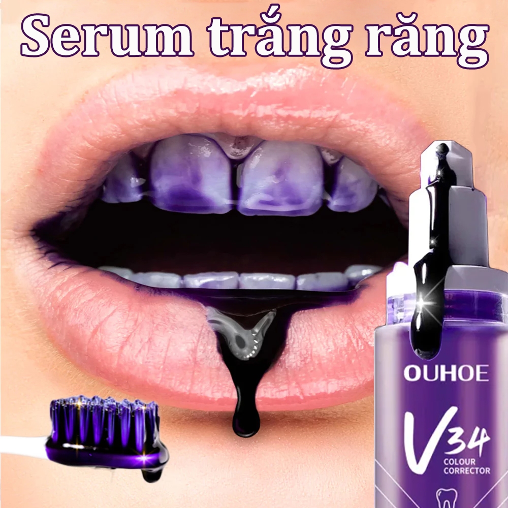 Serum trắng răng 30ml OUHOE Tinh chất trắng răng an toàn, không gây ê buốt cho răng