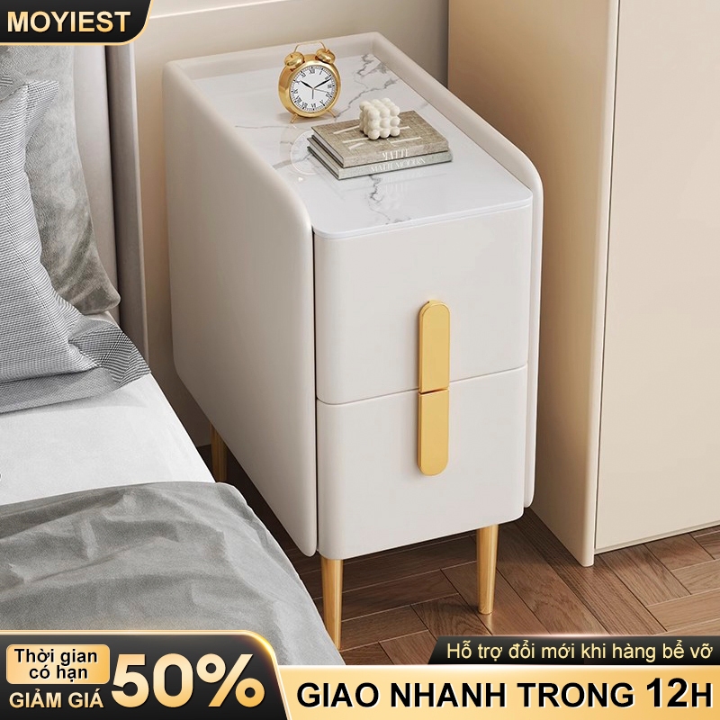 MY Tủ đầu giường tab kê đầu giường, tủ đựng đồ nhiều ngăn decor phòng chất liệu gỗ MDF | BigBuy360 - bigbuy360.vn