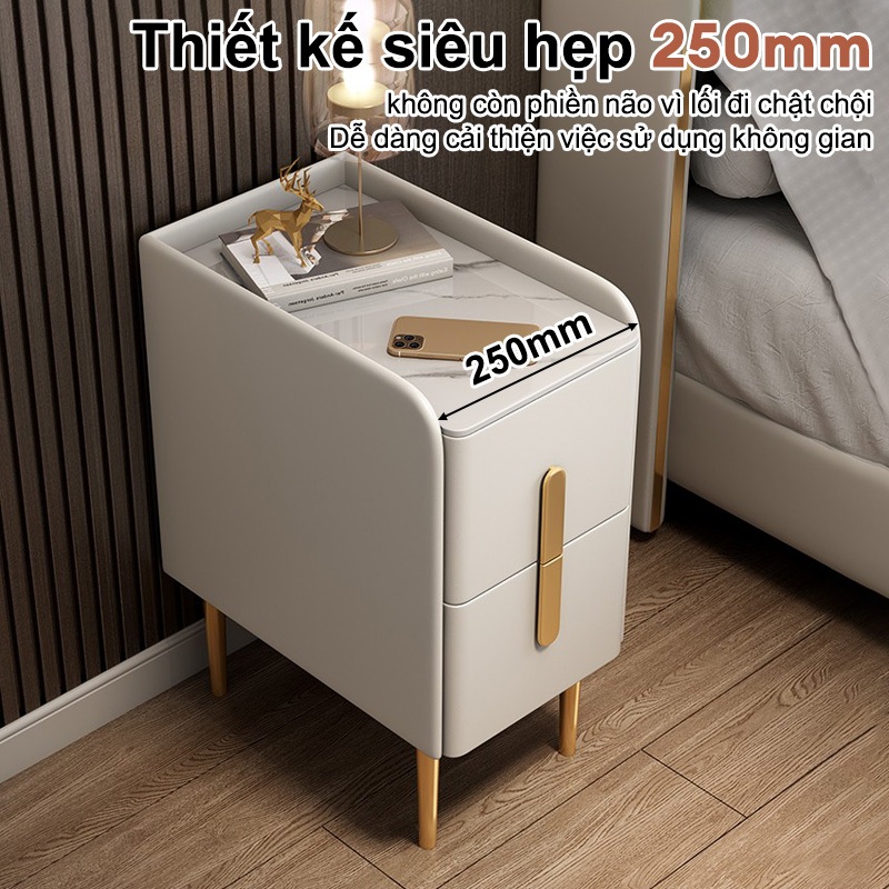 MY Tủ đầu giường tab kê đầu giường, tủ đựng đồ nhiều ngăn decor phòng chất liệu gỗ MDF | BigBuy360 - bigbuy360.vn