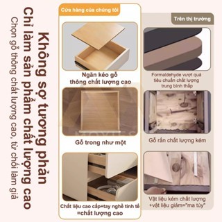 MY Tủ đầu giường tab kê đầu giường, tủ đựng đồ nhiều ngăn decor phòng chất liệu gỗ MDF | BigBuy360 - bigbuy360.vn