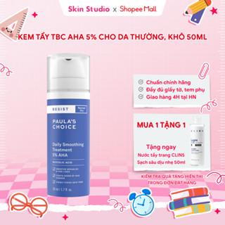 Kem tẩy tế bào chết Paula's Choice Resist Daily Smoothing Treatment 5% AHA 50ml - Skin Studio