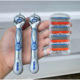 Sét 2 tay cầm + 4 lưỡi dao  pin ( sản phẩm không bao gồm  pin )