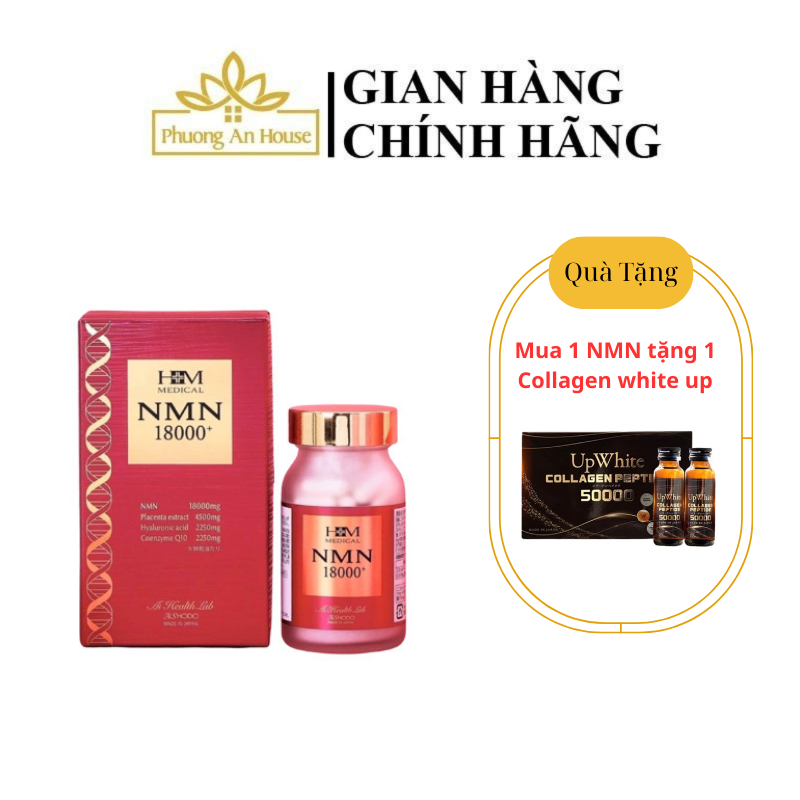 Viên uống NMN 18000+ Aishodo Nhật Bản Hỗ trợ sức khoẻ, làm đẹp - PhuongAnHouse