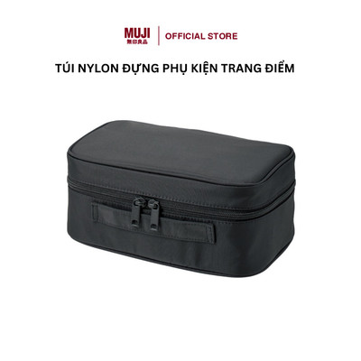 [26SS] MUJI Túi Nylon Tái Chế Đựng Đồ Trang Điểm