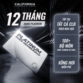 Thẻ hội viên hạng Platinum tại CLB California Fitness & Yoga