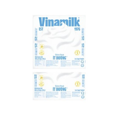 [Hàng tặng không bán]  6 hộp Sữa chua ăn Vinamilk ít đường 100g Yaourt