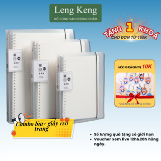 Sổ Còng Leng Keng Bìa A4 A5 B5 Binder Còng Sắt 20 26 30 Sổ Tay, Sổ Ghi Chép, Take Notes, Bujo CS0