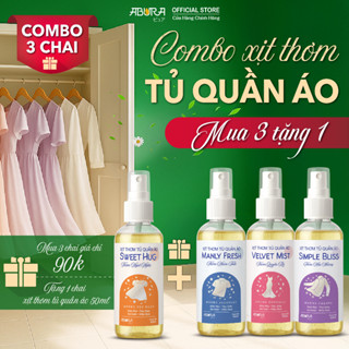 [DEAL SIÊU HỜI] Chai xịt thơm tủ quần áo 50ml ABURA hương nước hoa dịu nhẹ thơm mát lâu dài
