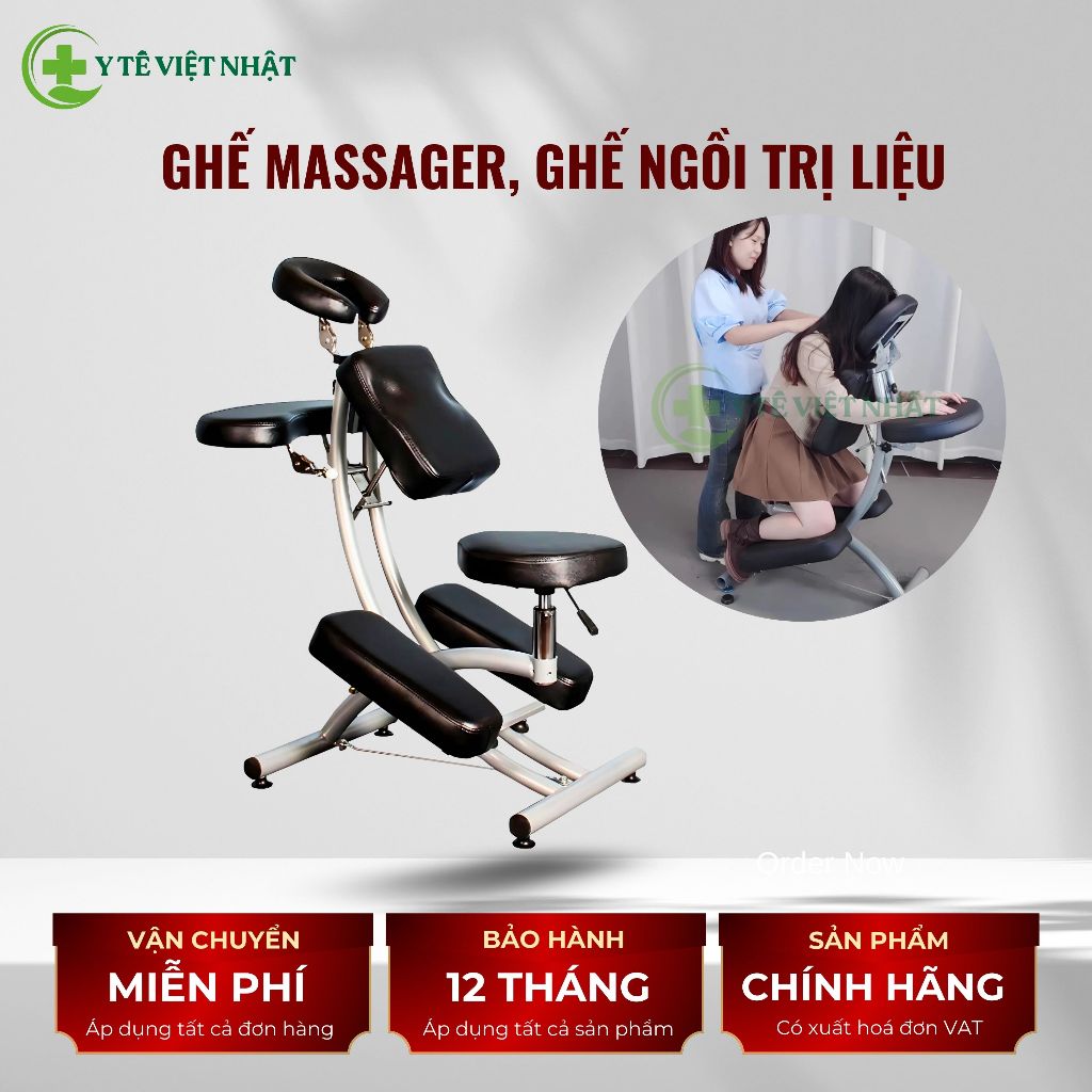 Ghế Massage Trị Liệu Đa Năng | Ghế Vật Lý Trị Liệu Chiropractic Cao Cấp - Cho Phòng Khám & Spa