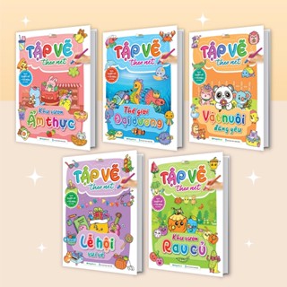 Sách Combo Sách Tập vẽ theo nét (5 Cuốn)