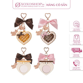  Móc khoá phấn phủ Gấu Nhỏ The Sweetie Bear Flower Knows 