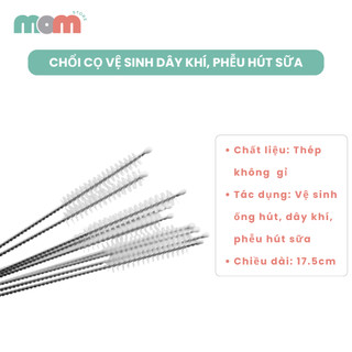 Cọ Vệ Sinh Ống Hút Máy Hút Sữa, Vệ Sinh Phễu Hút Sữa, Dây Khí Hút Sữa