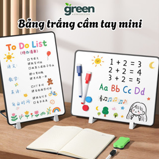 Bảng Từ Trắng Ghi Chú Cầm Tay Dùng Cho Học Tập, Bảng Viết Bút Lông Xoá Dễ Dàng, Hút Nam Châm Tốt