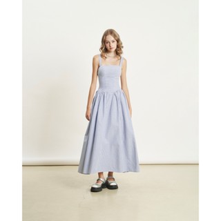 Đầm ISABELLA dáng corset tôn eo, nữ tính hoạ tiết caro vàng trẻ trung mặc đi chơi KHÂU BY CQ