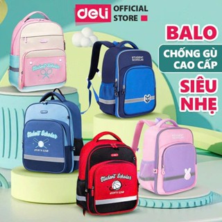  Balo Chống Gù Deli - Cặp Cho Bé Tiểu Học Siêu Nhẹ Vải Oxford Chống Nước Bụi Hoạt Hình  Dễ Thương Màu Xinh Dễ Thương Phù 