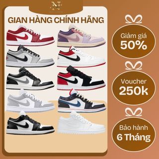  SALE Chính Hãng  Giày Jordan Air 1 Low AUTHENTIC. Giày Sneaker JD Cổ Thấp Nam Nữ. Bao Check 