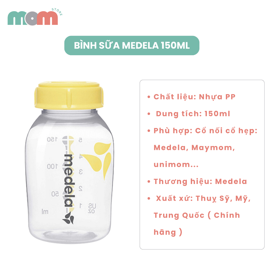 Bình Trữ Sữa Me.d.e.l.a 150ml