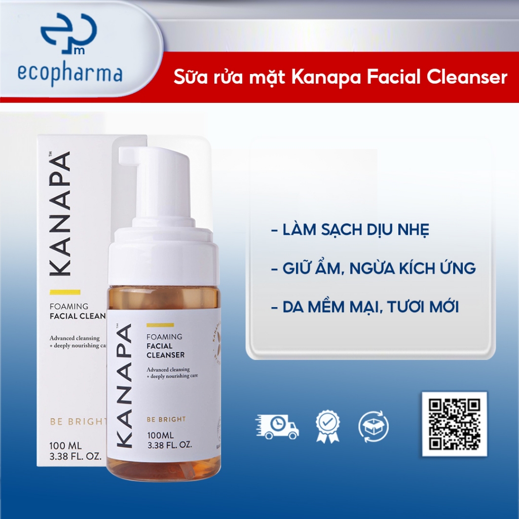 Sữa rửa mặt Xtend-Life Kanapa Foaming Facial Cleanser 100ml