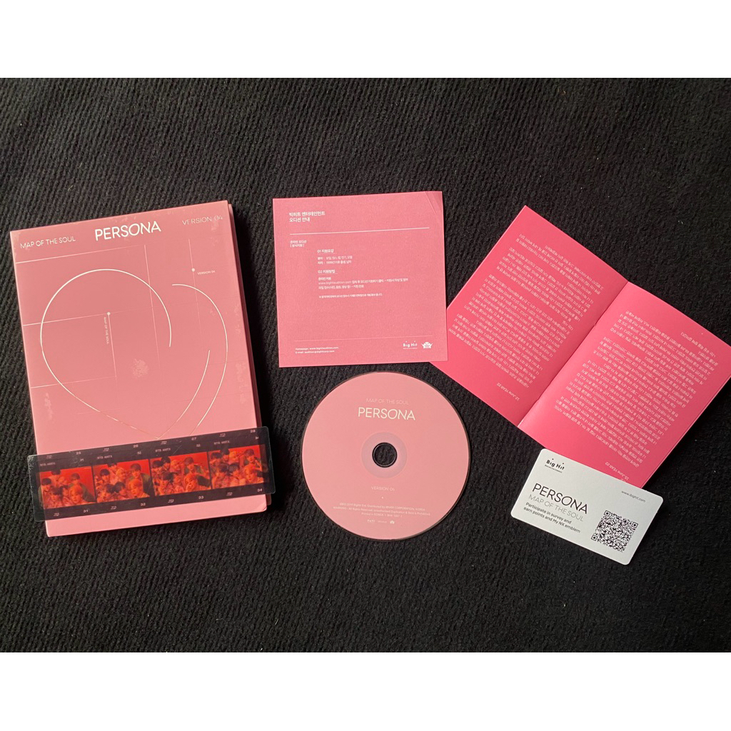 Bts mini Album Persona đầy đủ đồ như hình., không bao gồm photocard