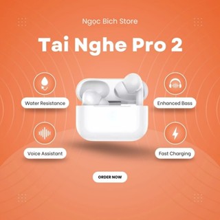Tai Nghe Không Dây Bluetooth AIPro02 Bản 2025 Mới Nhất, Tai Nghe Không Dây Full Chức Năng Định Vị Đổi Tên