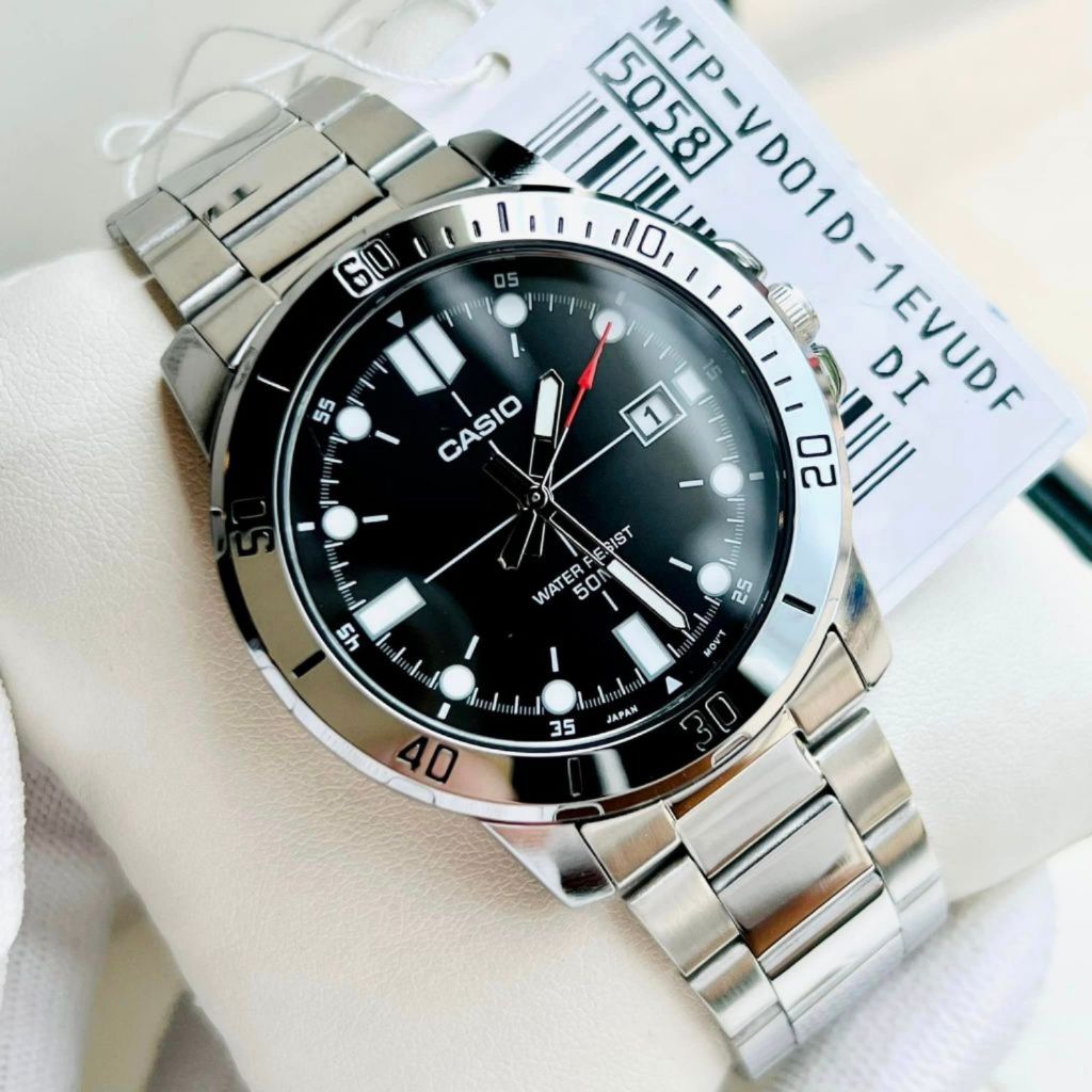 Đồng Hồ Nam Casio Serial MTP-VD01D-1EVUDF Sang Trọng Kính Khoáng Tròn 45mm Chống Nước Vỏ Kim Loại Chính Hãng - WATCHSTOR | BigBuy360 - bigbuy360.vn