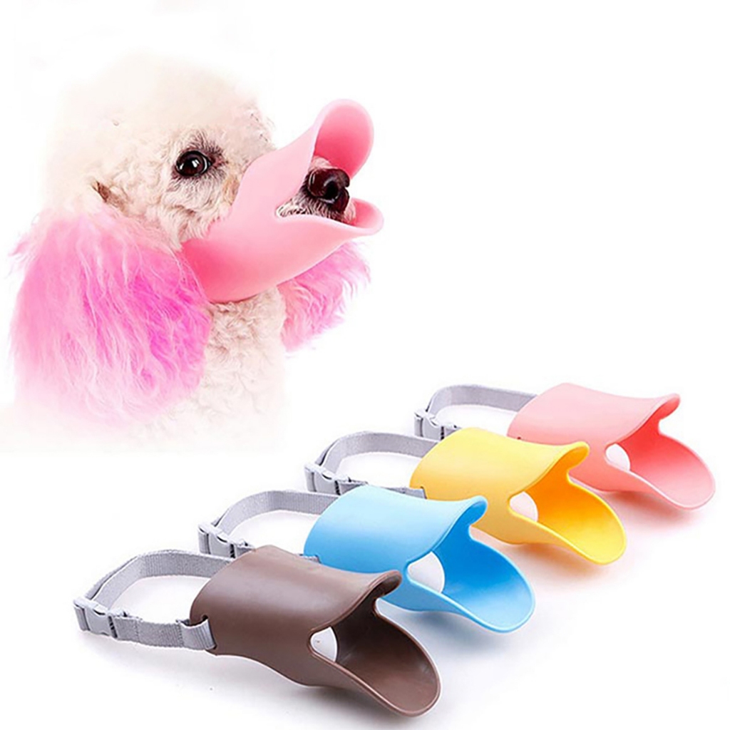 Rọ mõm mỏ vịt silicon cho chó - Cutepets