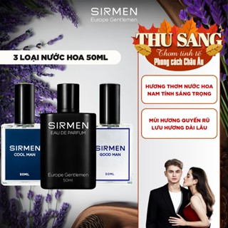 [Chai 50ml] Nước hoa nam SIRMEN Eau de Parfum Châu Âu Europe Gentlemen cao cấp sang trọng