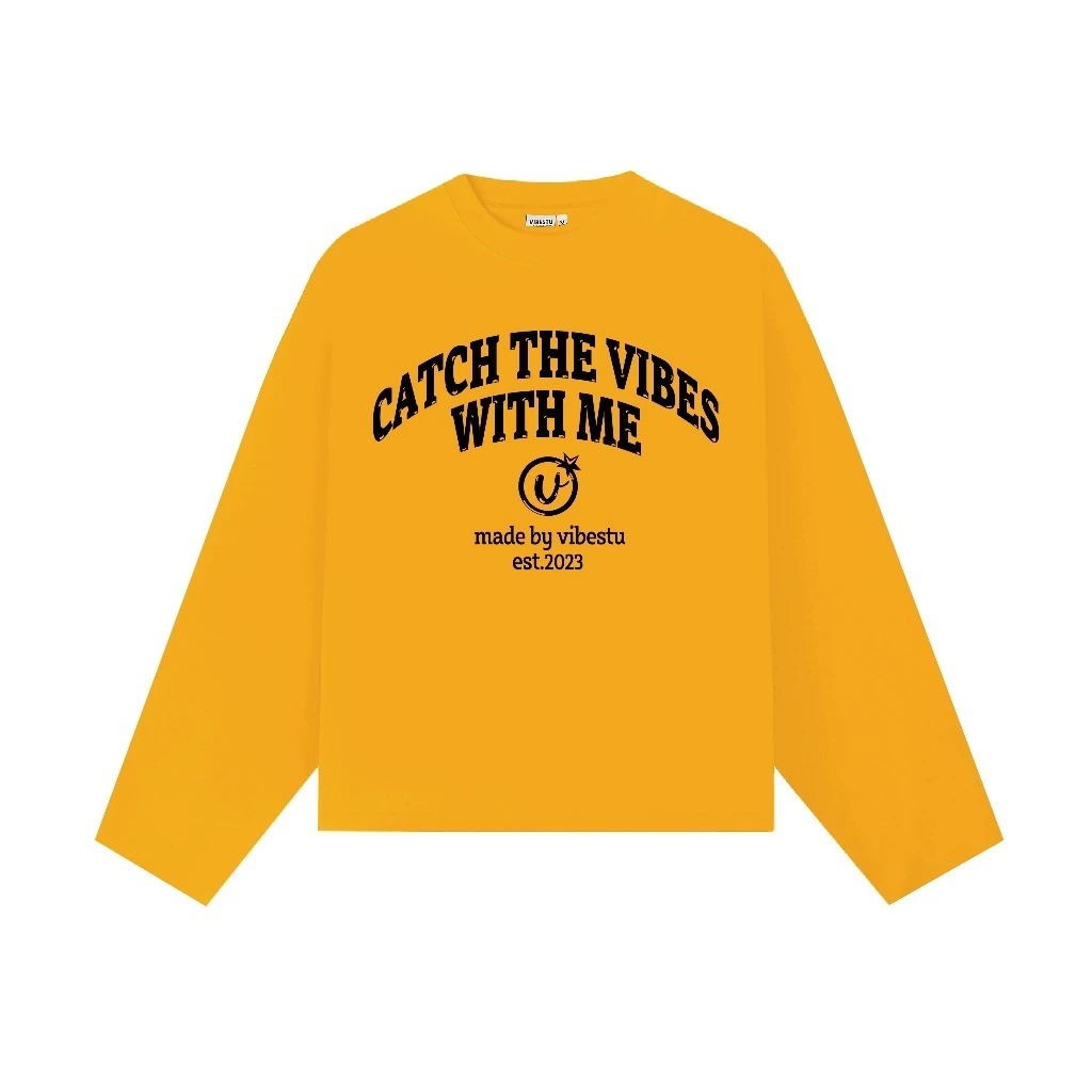 Áo Thun Tay Dài WITH ME – Form Boxy Cực Trend, Cotton Dày 250GSM, Outfit Chuẩn Gen Z Hot Trend Thu Đông 2025 | BigBuy360 - bigbuy360.vn