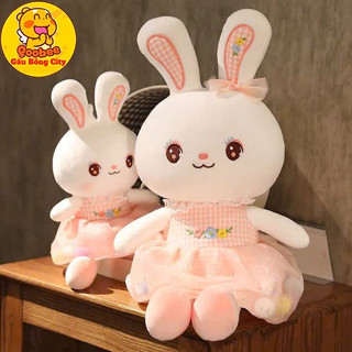  Thỏ Chân Dài Váy Quả Bông - Thỏ Bông Cao Cấp Gấu Bông City 