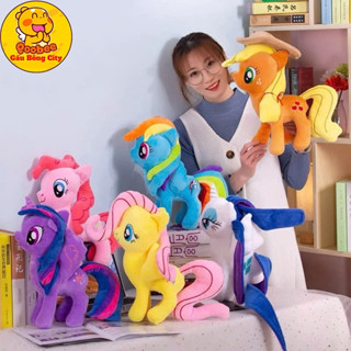  Gấu Bông Ngựa Pony Nhiều Màu Quà Tặng Cho Bé Ngựa Unicorn Cao Cấp Phụ Kiện Sinh Nhật - Thú Kì Lân Nhồi Bông 