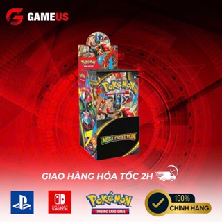   Chính Hãng  Pokemon TCG : Mega Evolution Half Booster Box 18 Pack 