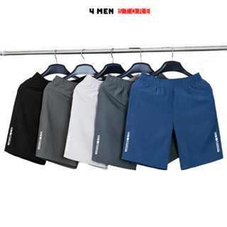 COMBO 5 Quần Short Nam Kiểu Dáng Thể Thao, Chất Vải Trơn Thoáng Mát, Thấm Hút Tốt - Menswear