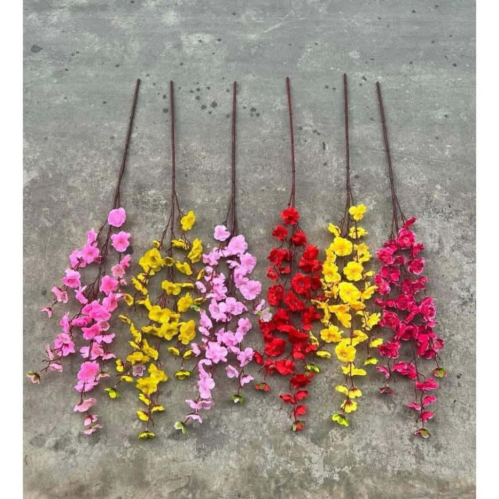 Combo 10 cành hoa anh đào giả - Hoa lụa Hạnh Hoan