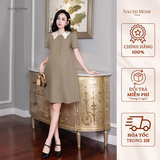 Đầm Bầu SACHIMOM - Váy Bầu Công Sở Dáng Suông SINA DRESS
