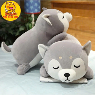  Gấu Bông Cho Bé Chó Bông Shiba Nằm Ngủ Siêu Dễ Thương 