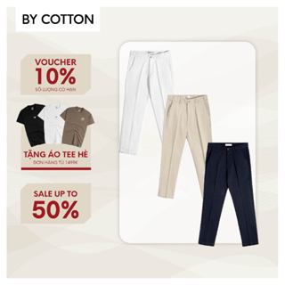 Quần Dài Nam Cao Cấp Regular Chinos Kaki 3 Màu Lựa Chọn By Cotton