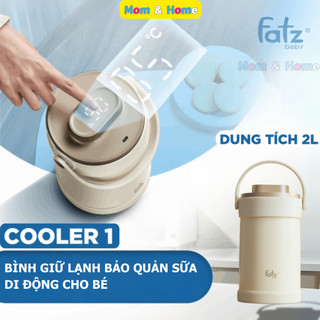 Bình Giữ Lạnh Bảo Quản Sữa Mẹ Di Động Fatz Baby COOLER 1, Giữ Ấm Thức Ăn Cho Bé - Dung Tích 2L