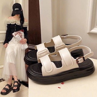  Dép Sandal Quai Hậu Nữ 4 Màu Trắng + Nâu + Đen + Đen Trắng Phong Cách Sang Trọng Thanh Lịch Cho Phái Đẹp 2025 