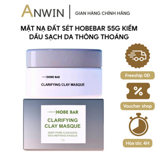   Mua 1 Tặng 1  Mặt Nạ Đất Sét HOBEBAR 55g – Làm Sạch Sâu Se Khít Lỗ Chân Lông Cấp Ẩm & Dưỡng Da 