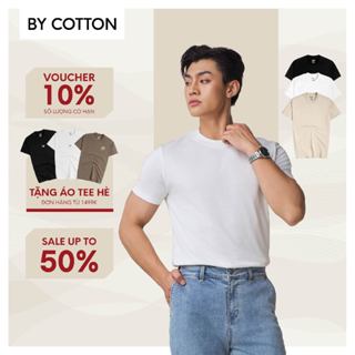 Áo Thun Nam By Cotton Cao Cấp Tay Ngắn Cổ Tròn Form Slimfit Multi Color