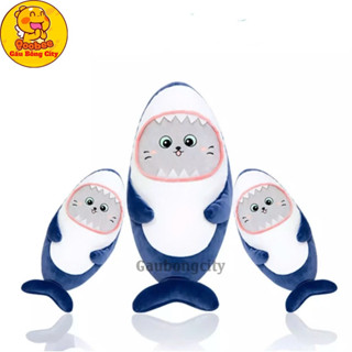  Gấu Bông Cá Mập Mặt Mèo - Cá Mập Baby Shark Nhồi Bông Cao Cấp Gấu Bông City 
