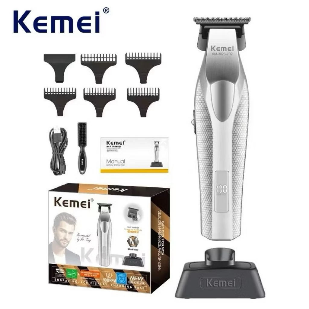 Tông Bấm viền kemei KM3023-702 cắt siêu ngọt công suất kinh điển 9000 vòng đã mài chỉnh