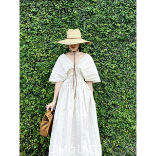  Đầm váy linen nữ dáng xoè dài đầm váy midi tôn dáng 