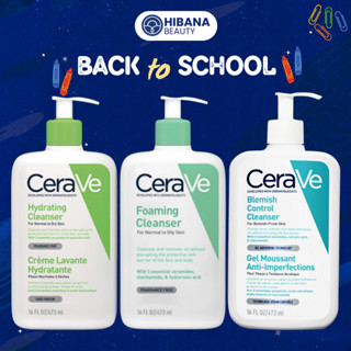  Sữa Rửa Mặt Cerave Sạch Sâu Cho Da Thường Đến Da Dầu Da Khô 