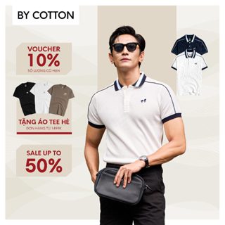 Áo Thun Polo Nam Cao Cấp Waffle 2 Màu Trắng - Xanh Đen Thêu Ngựa BY COTTON