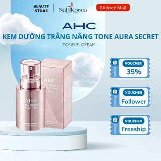  Kem Dưỡng Trắng Nâng Tông Da AHC Aura Secret 50ml Giúp Da Luôn Căng Bóng Mịn Màng Và Xoá Mờ Các Nếp Nhăn 