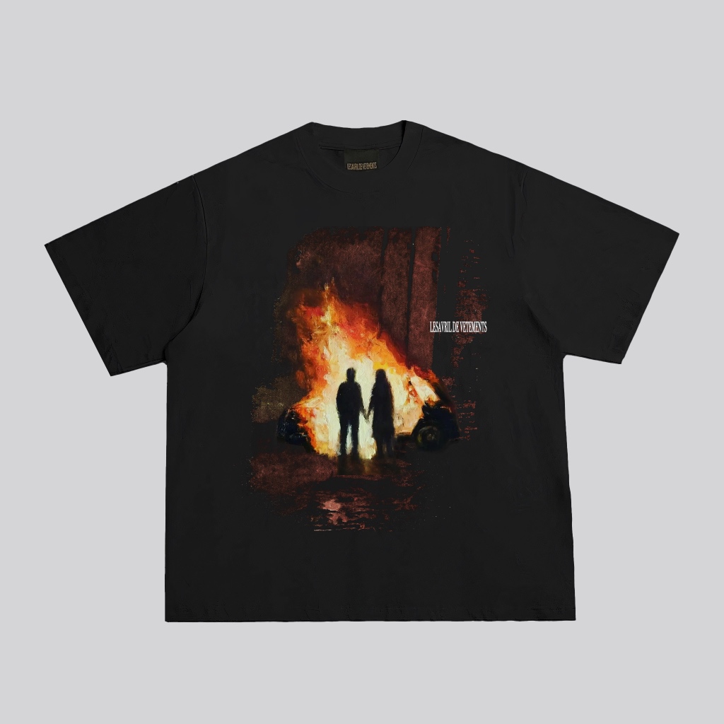 Áo Thun Silhouettes En Flammes T-Shirt - Lesavril de Vetements