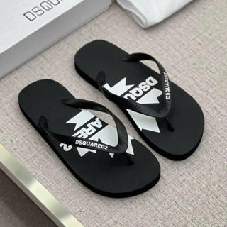 Tông Nam DSQ- D.G , Đi Biển Full Đen Hàng Đẹp - Dép Tông DSQ Xỏ Ngón Nam cực chất 2025