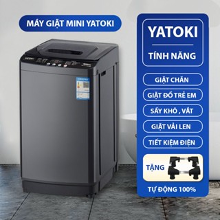 Máy giặt mini YATOKI thế hệ mới 100% tự động - vắt , sấy khô - Bảo hành 6 năm