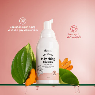Bọt vệ sinh phụ nữ Mây Hồng Tạo Bọt Sẵn Sạch Thoáng Mềm Thơm Cỏ Mềm 150ml